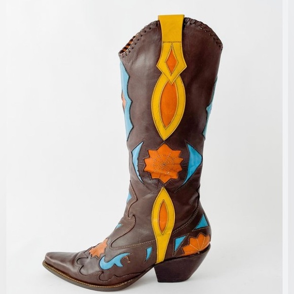 BCBGirls Western Multi Color Boots - Picture 4 of 14